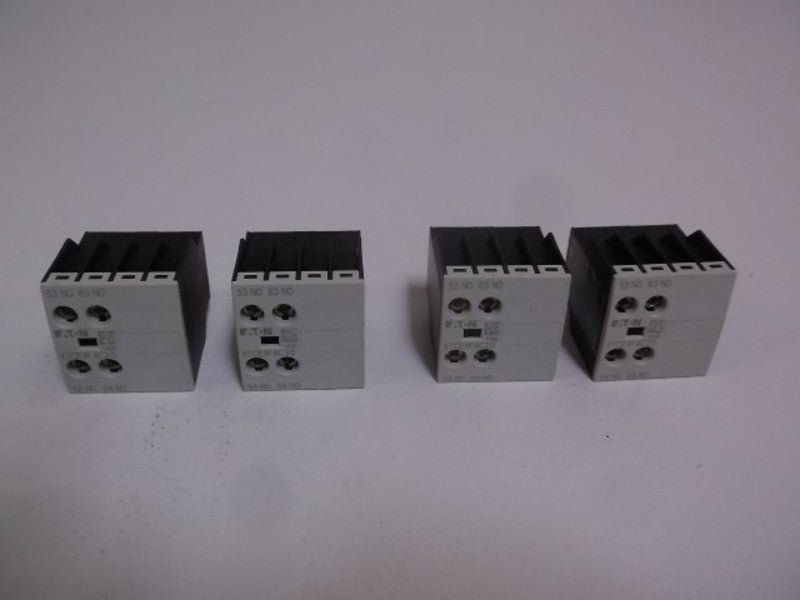 LOT OF 4 EATON XTCEXFAC20 CONTACTOR ACCESSORY FRONT AUX *NEW IN BOX*