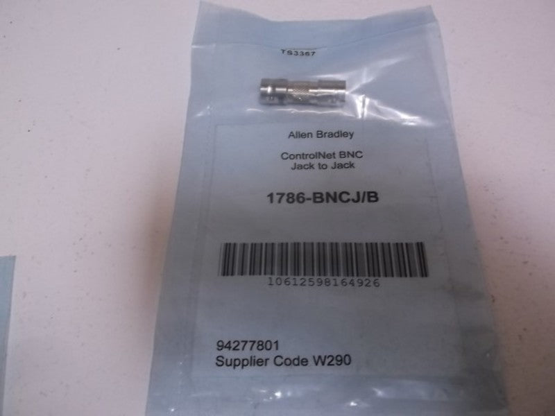 ALLEN BRADLEY CONTROLNET 1786-BNCJ SER. B COAXIL CONNECTOR * FACTORY BAG *