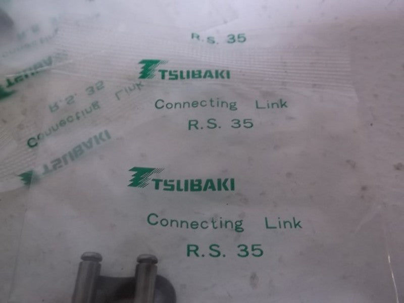 LOT OF 17 TSUBAKI RS 35 ROLLER CHAIN CONNECTOR LINK *FACTORY BAG*