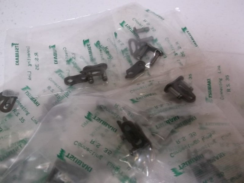 LOT OF 17 TSUBAKI RS 35 ROLLER CHAIN CONNECTOR LINK *FACTORY BAG*