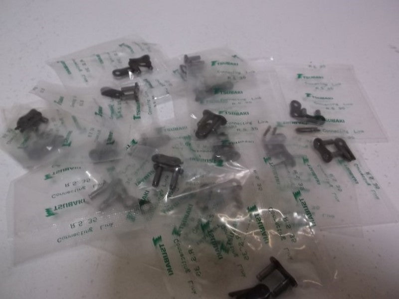 LOT OF 17 TSUBAKI RS 35 ROLLER CHAIN CONNECTOR LINK *FACTORY BAG*