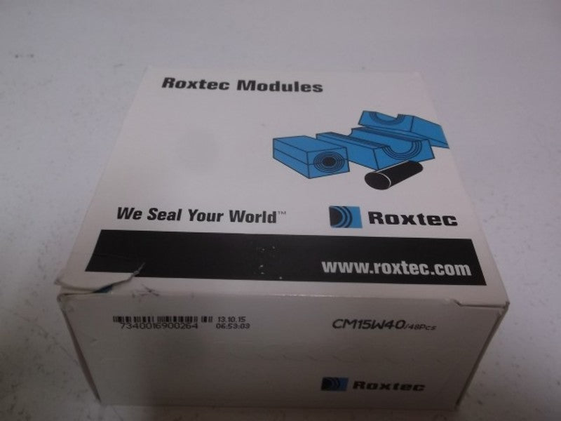 LOT OF 48 ROXTEC CM15W40 CABLE ENTRY MODULE *FACTORY SEALED*