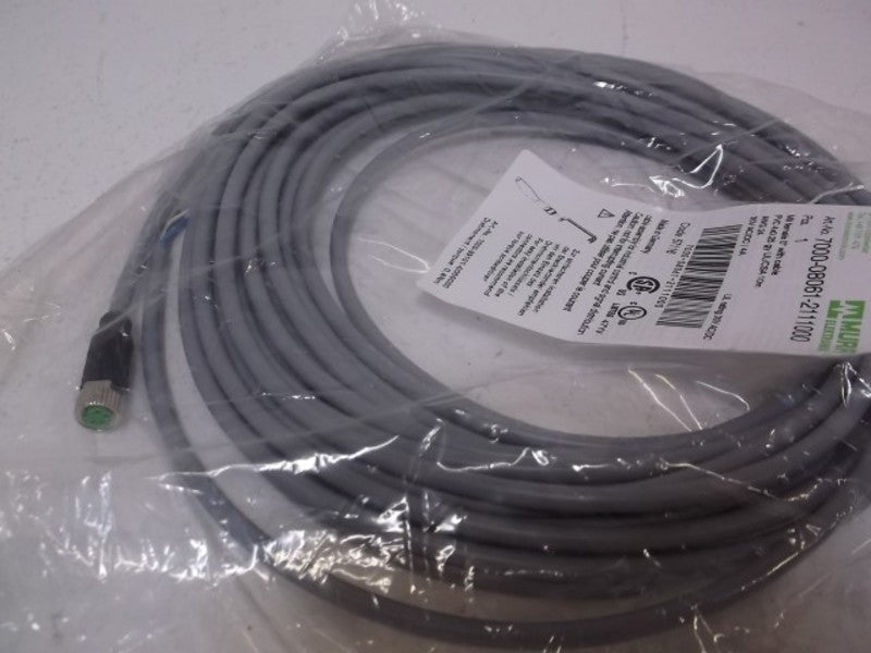 MURR ELEKTRONIK 7000-08061-2111000 FEMALE CONNCTOR STRAIGHT * FACTORY BAG *