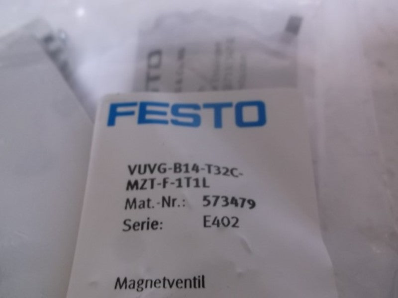FESTO VUVG-B14-T32C-MZT-F-1T1L SOLENOID VALVE * FACTORY BAG *