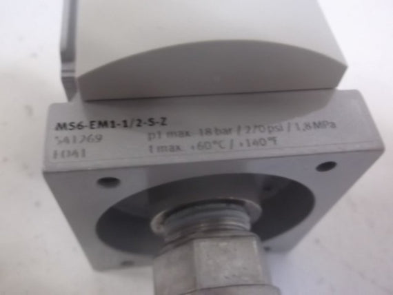 FESTO MS6-EM1-1/2-S-Z ON/OFF VALVE * USED *
