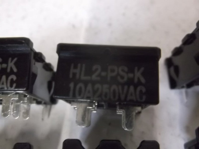 LOT OF 6 MATSU SHITA HL2-PS-K RELAY SOCKET *NEW NO BOX*