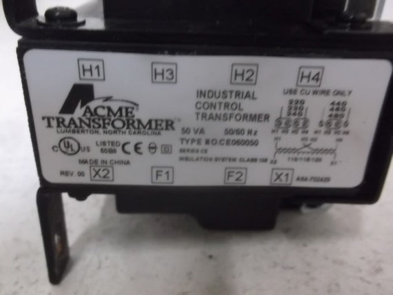 ACME CE0600500 INDUSTRIAL CONTROL TRANSFORMER * NEW IN BOX *