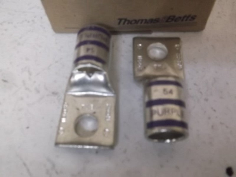 LOT OF 5 THOMAS & BETTS 54112 ONE HOLE COPPER LUG *NEW IN BOX*