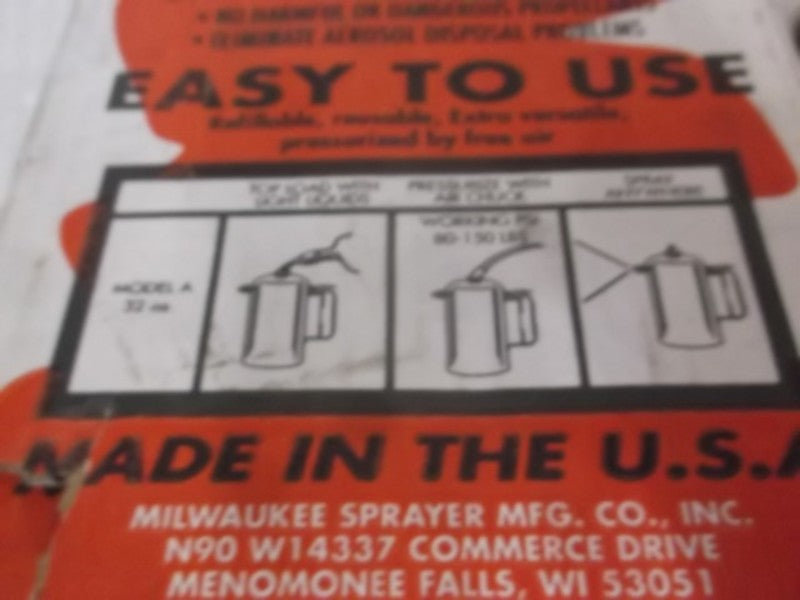 SURE SHOT A1000R MODEL A MILWAUKEE SPRAYER * FACTORY SEALED *