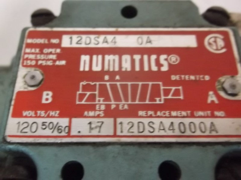 NUMATICS 12DSA4-0A UNMP