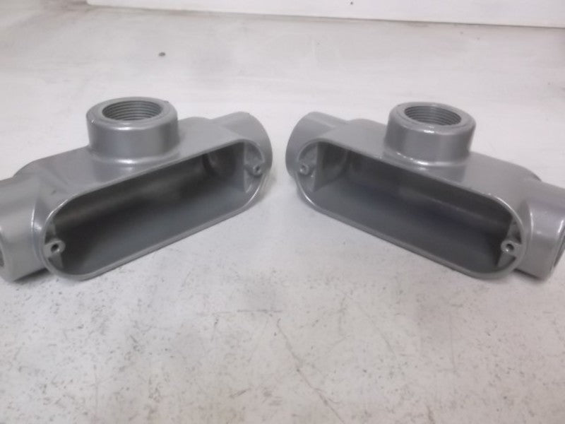 LOT OF 2 L H DOTTIE T-125 CONDUIT FITTING *NEW IN BOX*