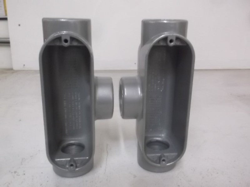 LOT OF 2 L H DOTTIE T-125 CONDUIT FITTING *NEW IN BOX*