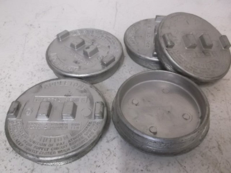 LOT OF 5 APPLETON GR-EFHC CONDUIT OUTLET BOX 3-WAY *NEW IN BOX*