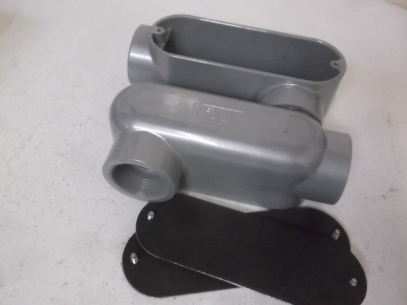 LOT OF 2 DOTTIE LL-150 ALUMINUM CONDUIT BODIES *NEW IN BOX*