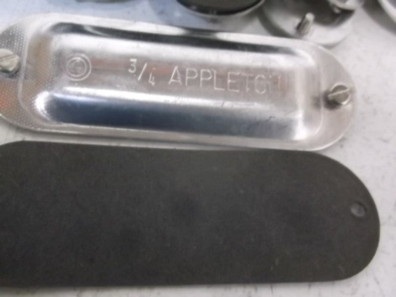 LOT OF 15 APPLETON K75-A  APPLETON 3/4" COVER FOR UNILET *NEW IN BOX*