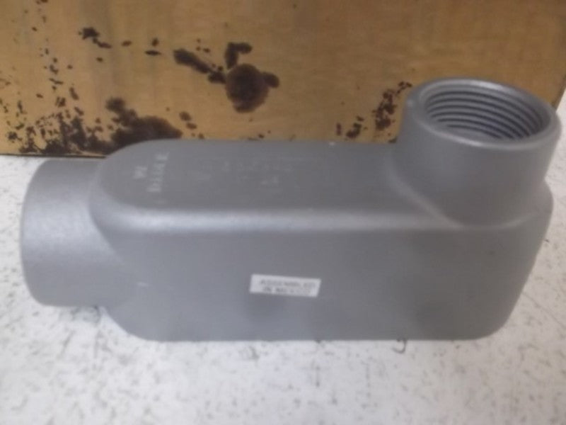 LOT OF 5 L H DOTTIE LB100 ALUMINUM CONDUIT BODY 1" *NEW IN BOX*