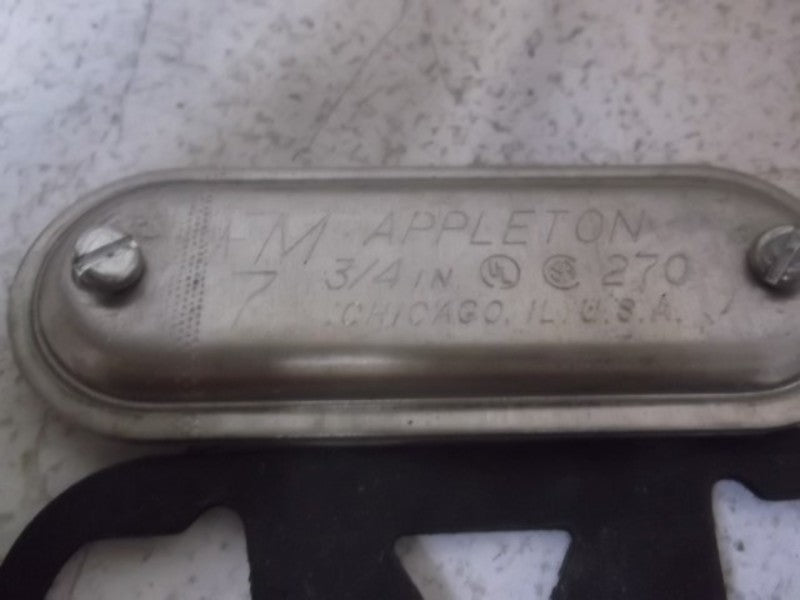 LOT OF 15 APPLETON FM7 CONDUIT BODY GRAYLOY 3/4" *NEW IN BOX*