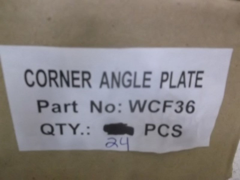 LOT OF 24 WCF36 CORNER ANGLE PLATE *NEW IN BOX*