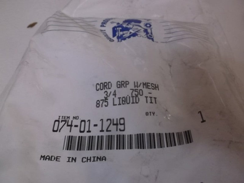 BARNES 074-01-1249 CORD GRIP W/MESH 3/4 .750 * FACTORY BAG *