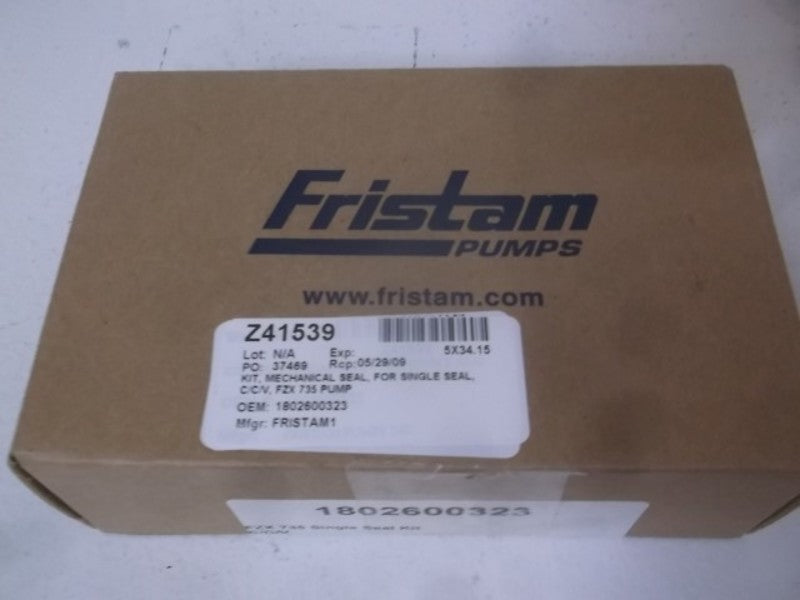FRISTAM 1802600323  FZX735 PUMP SINGLE SEAL KIT * FACTORY SEALED *