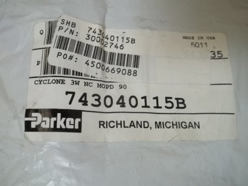 PARKER 743040115B SOLENOID VALVE * ORIGINAL PACKAGE *