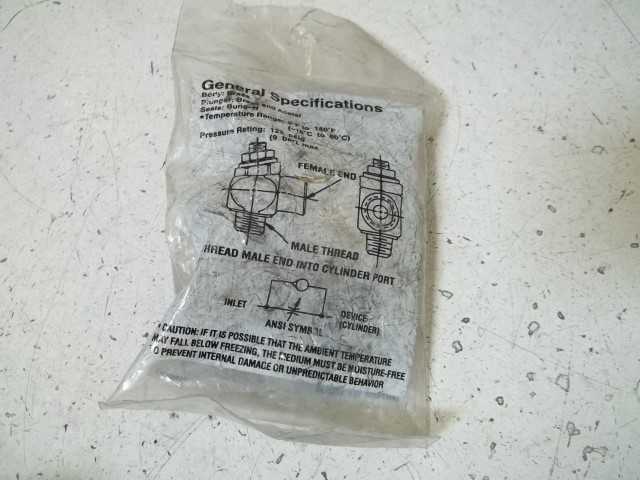 PARKER 032513838 3/8 RT ANG 3/8 TUBE * NEW IN A FACTORY BAG *