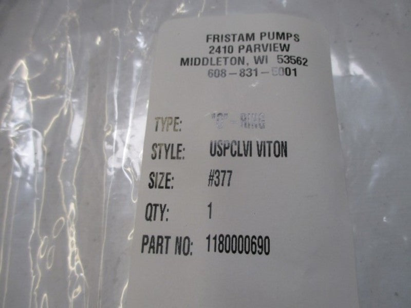 FRISTMAN USPCLVI VITON O RING * NEW IN A BAG *