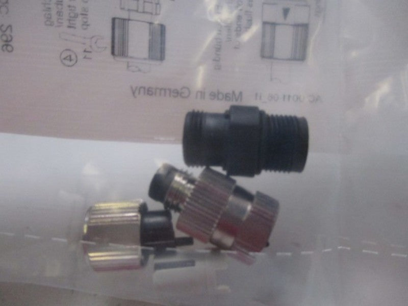 PHOENIX CONTACT SACC-M8MS-3PCON CONNECTOR MALE 3 PIN 4AMP * FACTORY BAG *