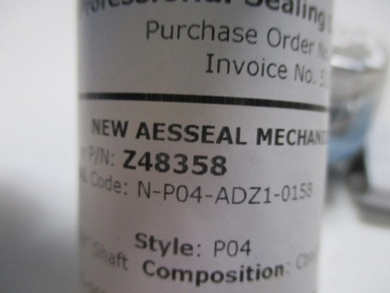 AES SEAL N-P04-ADZ1-0158 MECHANICAL SEAL * ORIGINAL PACKAGE *