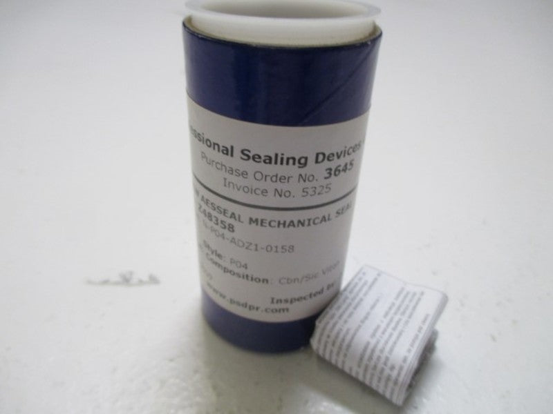 AES SEAL N-P04-ADZ1-0158 MECHANICAL SEAL * ORIGINAL PACKAGE *