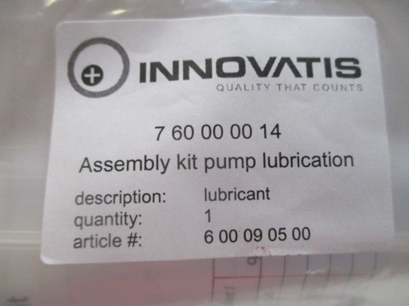 INNOVATIS 760000014 PUMP LUBRICATION ASSEMBLY KIT * NEW IN A BAG *