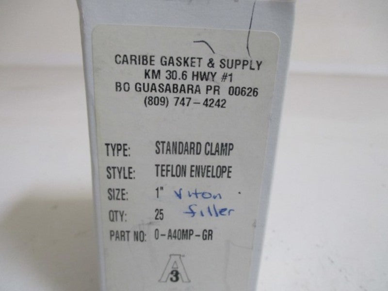 LOT OF 25 ALFA LAVAL 0-A40MP-GR STANDARD CLAMP 1" *NEW IN BOX*