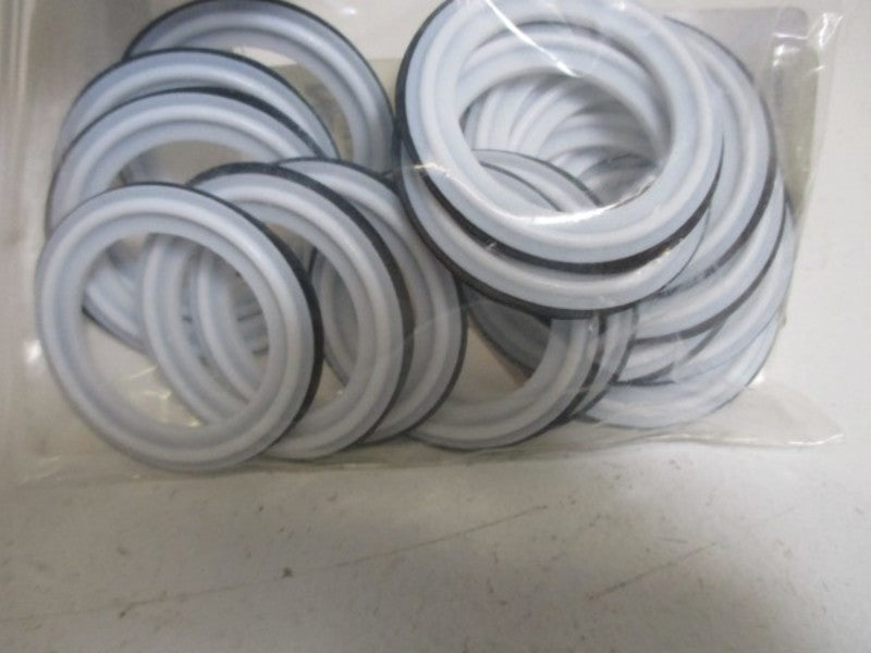 LOT OF 15 NEWMAN 40RX-GR 1-1/2" ENVELOPE CLAMP USP CL VI TEFLON *NEW IN A BAG*
