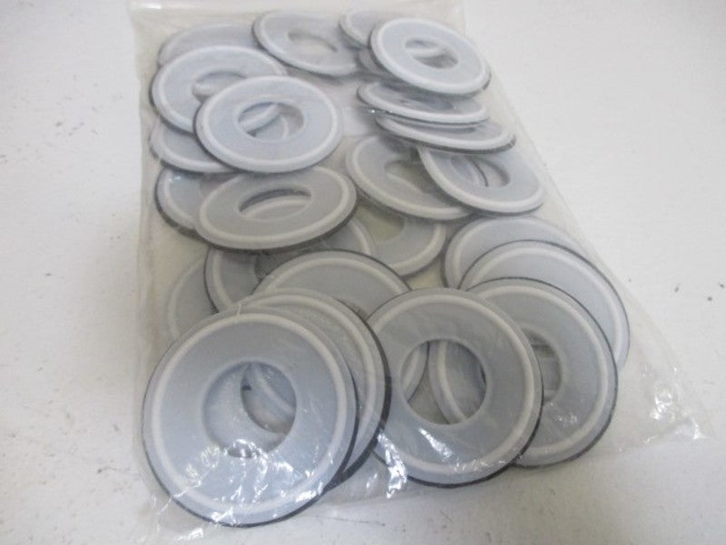 LOT OF 25 NEWMAN 40RX-GR 1" ENVELOPE CLAMP USP CL VI TEFLON *NEW IN A BAG*
