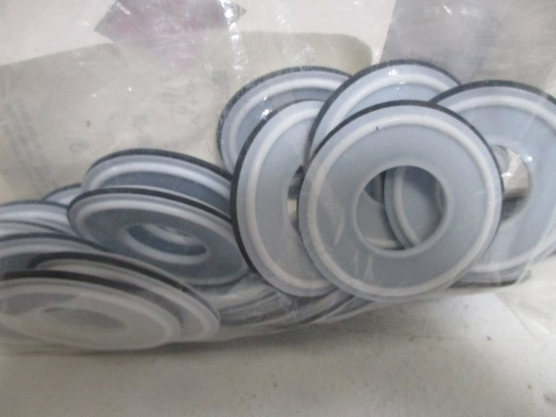 LOT OF 25 NEWMAN 40RX-GR 1" ENVELOPE CLAMP USP CL VI TEFLON *NEW IN A BAG*