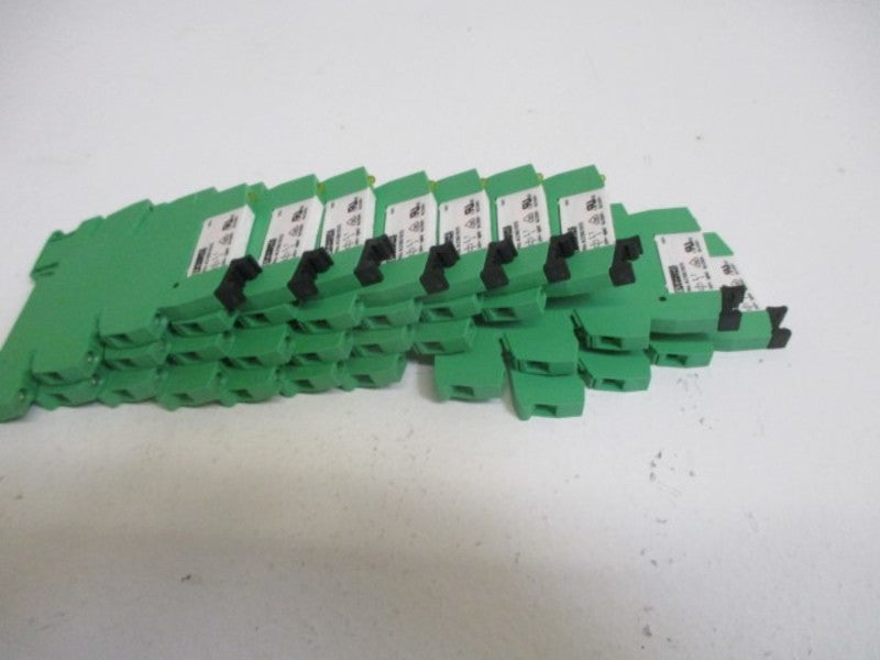 LOT OF 9 PHOENIX CONTACT PLC-RSC-24DC/21 TERMINAL BLOCK W/RELAY * NEW IN BOX *