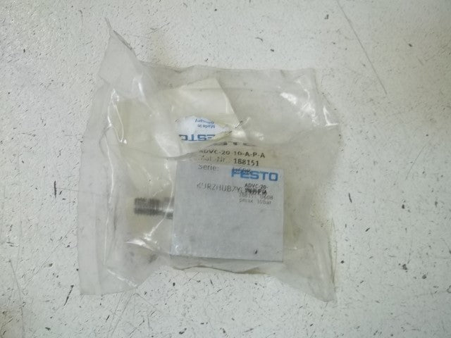 FESTO ADVC-20-10-A-P-A STROKE CYLINDER * NEW IN A FACTORY BAG *