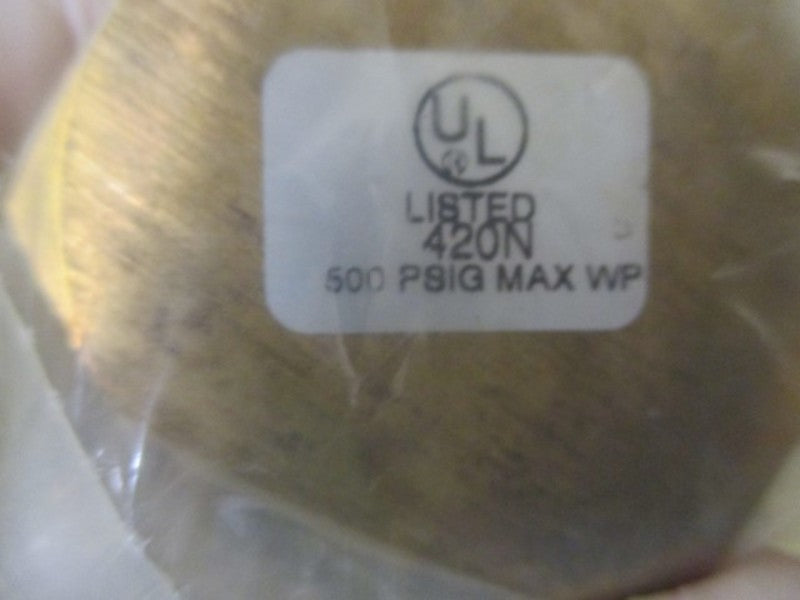 HENRY 420N VALVE 500 PSIG MAX WP * NEW IN A BAG *