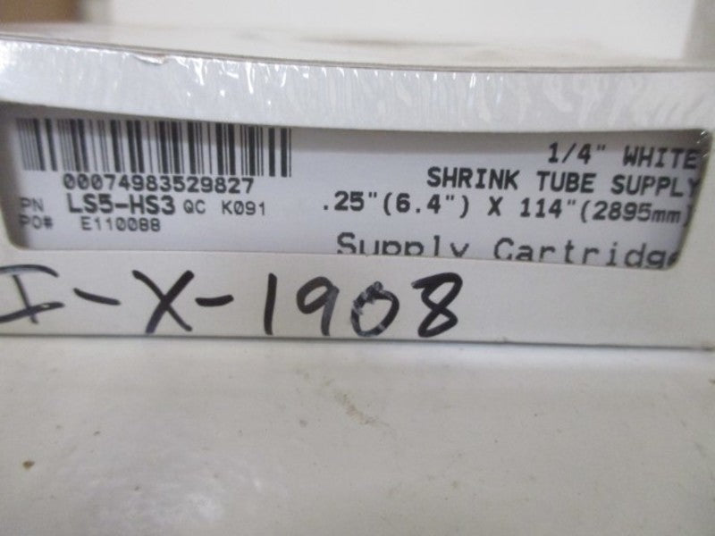 PANDUIT LS5-HS3 HEAT SHRINK TUBING POLYOLEFIN * FACTORY SEALED *