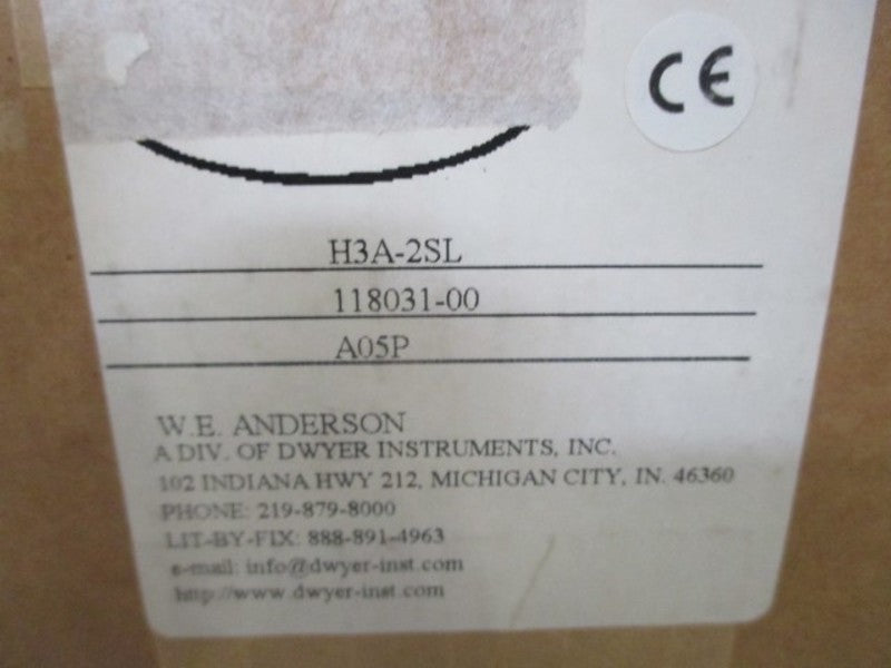 W E ANDERSON H3A-2SL EXPLOSION PROOF DIFERENTIAL SWITCH * FACTORY SEALED *