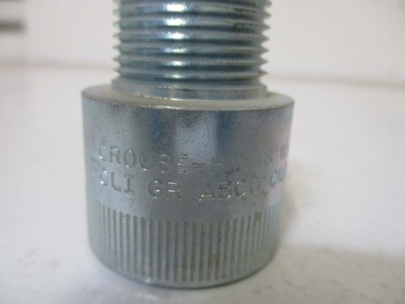 LOT OF 10 CROUSE-HINDS REA23 ADAPTER 3/4" MALE HUB 1" FEMALE *NEW NO BOX*