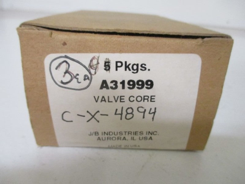 LOT OF 3 J/B A31999-5 VALVE CORE *NEW IN BOX*