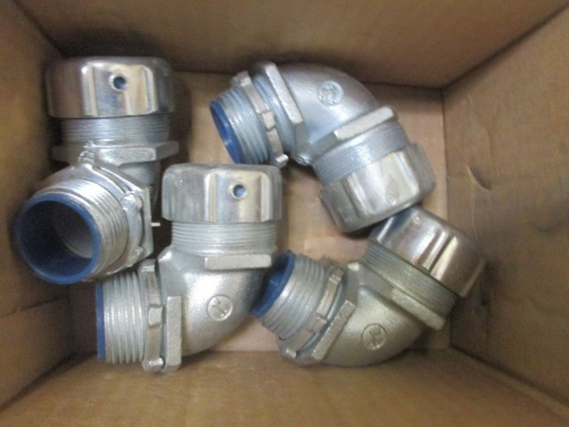 LOT OF 4 O-Z/GEDNEY 4Q-9100LTG GROUND-TITE LIQUIDTIGHT CONNECTOR *NEW IN BOX*