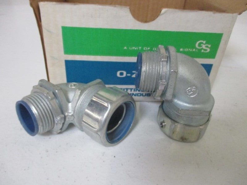 LOT OF 4 O-Z/GEDNEY 4Q-9100LTG GROUND-TITE LIQUIDTIGHT CONNECTOR *NEW IN BOX*
