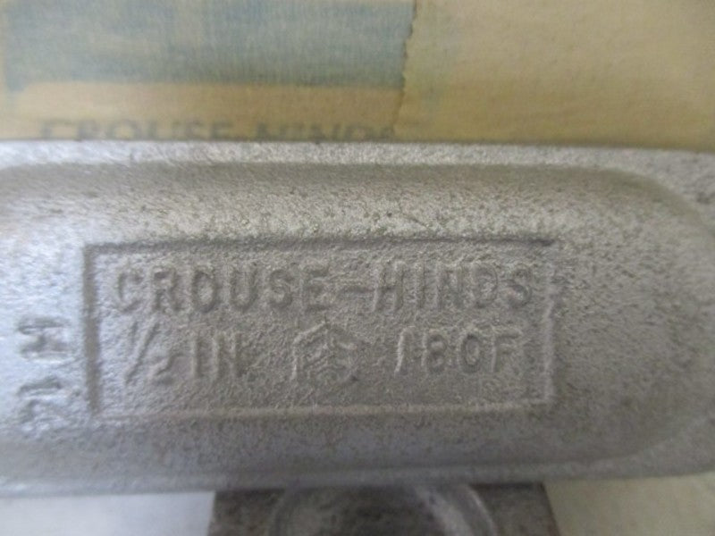 LOT OF 25 CROUSE-HINDS 180F COVER 1/2" *NEW IN BOX*
