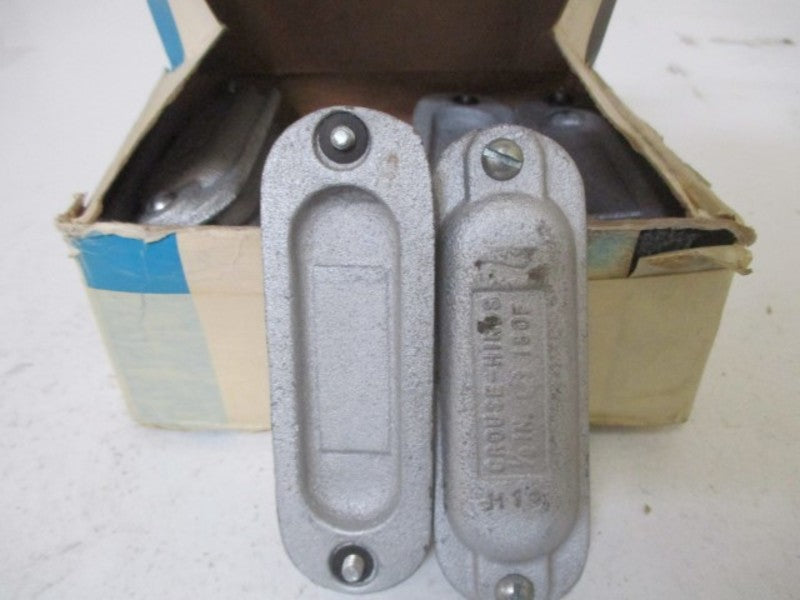 LOT OF 25 CROUSE-HINDS 180F COVER 1/2" *NEW IN BOX*
