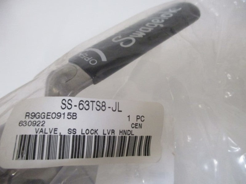 SWAGELOK SS-63TS8-JL SS BALL VALVE * NEW FACTORY BAG *