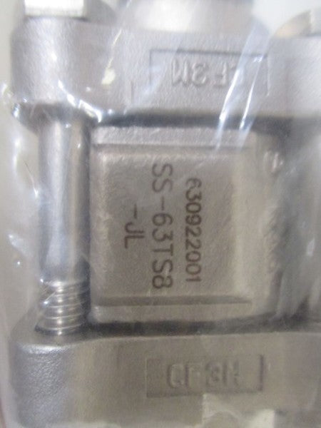 SWAGELOK SS-63TS8-JL SS BALL VALVE * NEW FACTORY BAG *