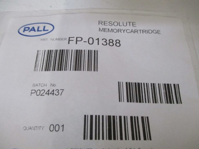 PALL FP-01388 RESOLUTE MEMORY CARTRIDGE * NEW IN A BAG *