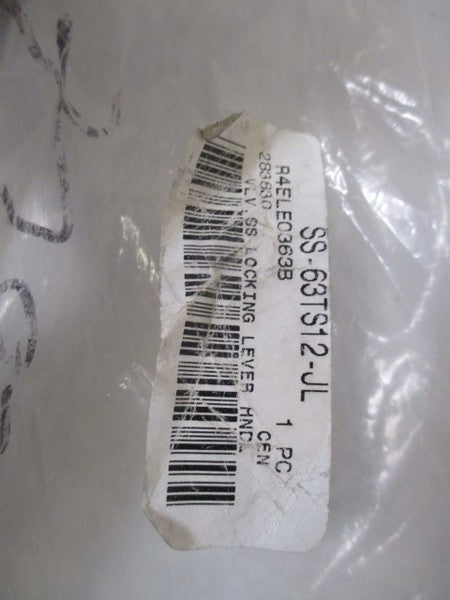 SWAGELOK SS-63TS12-JL SS 3-PIECE BALL VALVE LOCKING HANDLE * NEW FACTORY BAG *